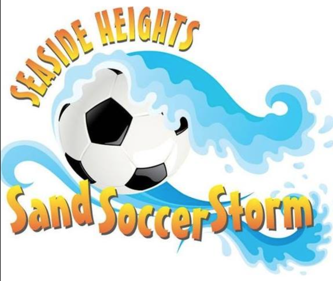 Seaside Heights Sand Soccer Storm Logo
